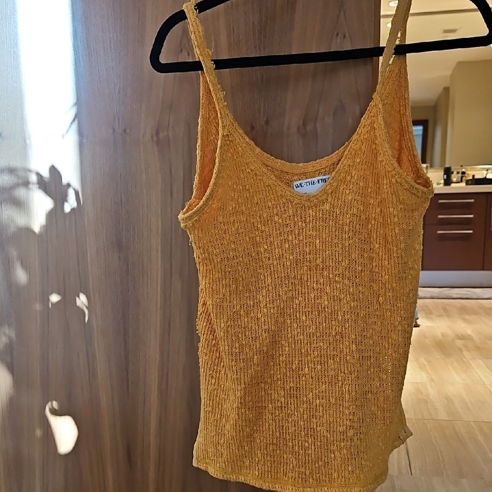 We The Free Mustard Camisole Small